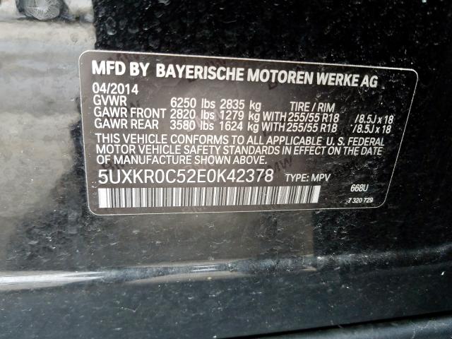 BMW X5 XDRIVE3 2014