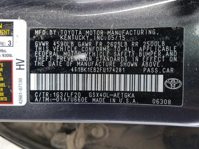 Toyota Avalon XLE 2015
