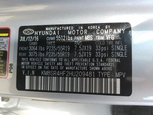 Hyundai Santa FE S 2017
