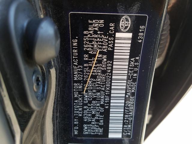 Toyota Camry L 2013