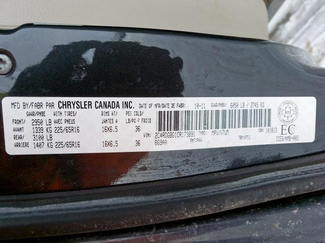 Dodge Grand Caravan 2012