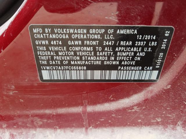 Volkswagen Passat SEL 2015