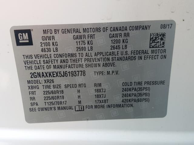 Chevrolet Equinox LT 2018
