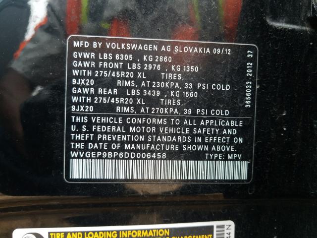 Volkswagen Touareg V6 2013