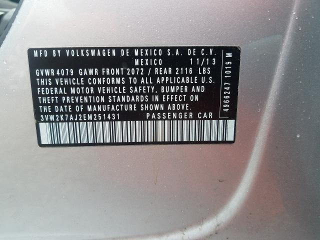 Volkswagen Jetta Base 2014