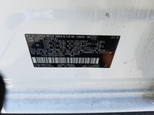 Toyota Rav4 2012