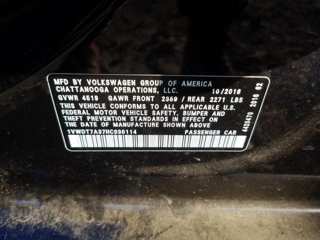 Volkswagen Passat R-L 2017