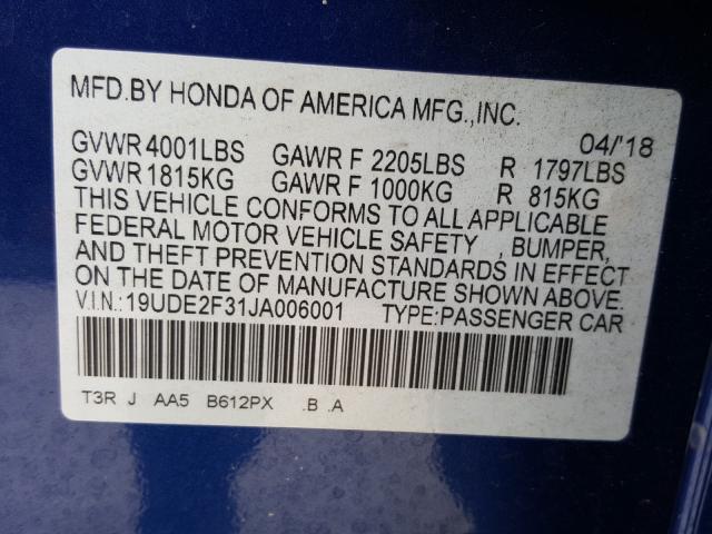 Acura ILX Base W 2018