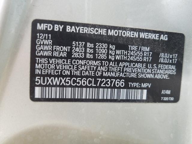 BMW X3 XDRIVE2 2012