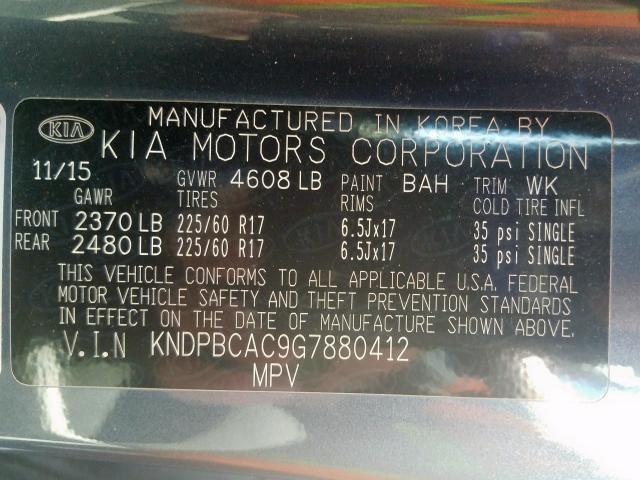KIA Sportage L 2016