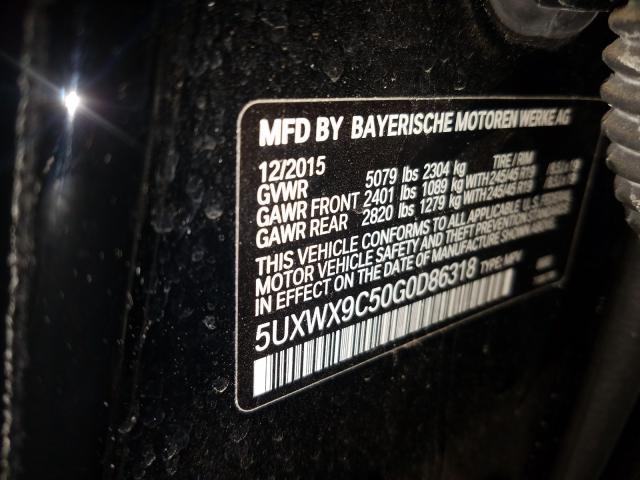 BMW X3 XDRIVE2 2016