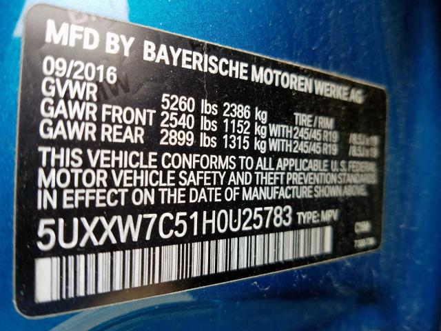 BMW X4 Xdrivem 2017