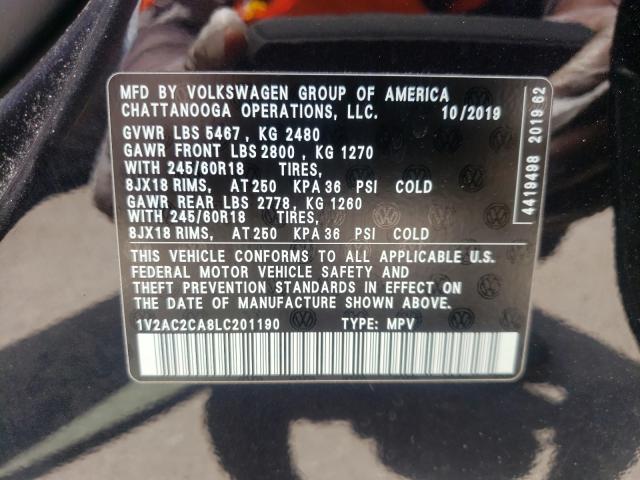 Volkswagen Atlas Cros 2020