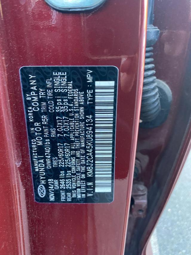Hyundai Tucson SE 2019