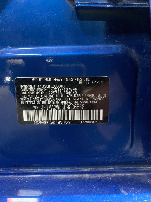 Subaru WRX STI LA 2015