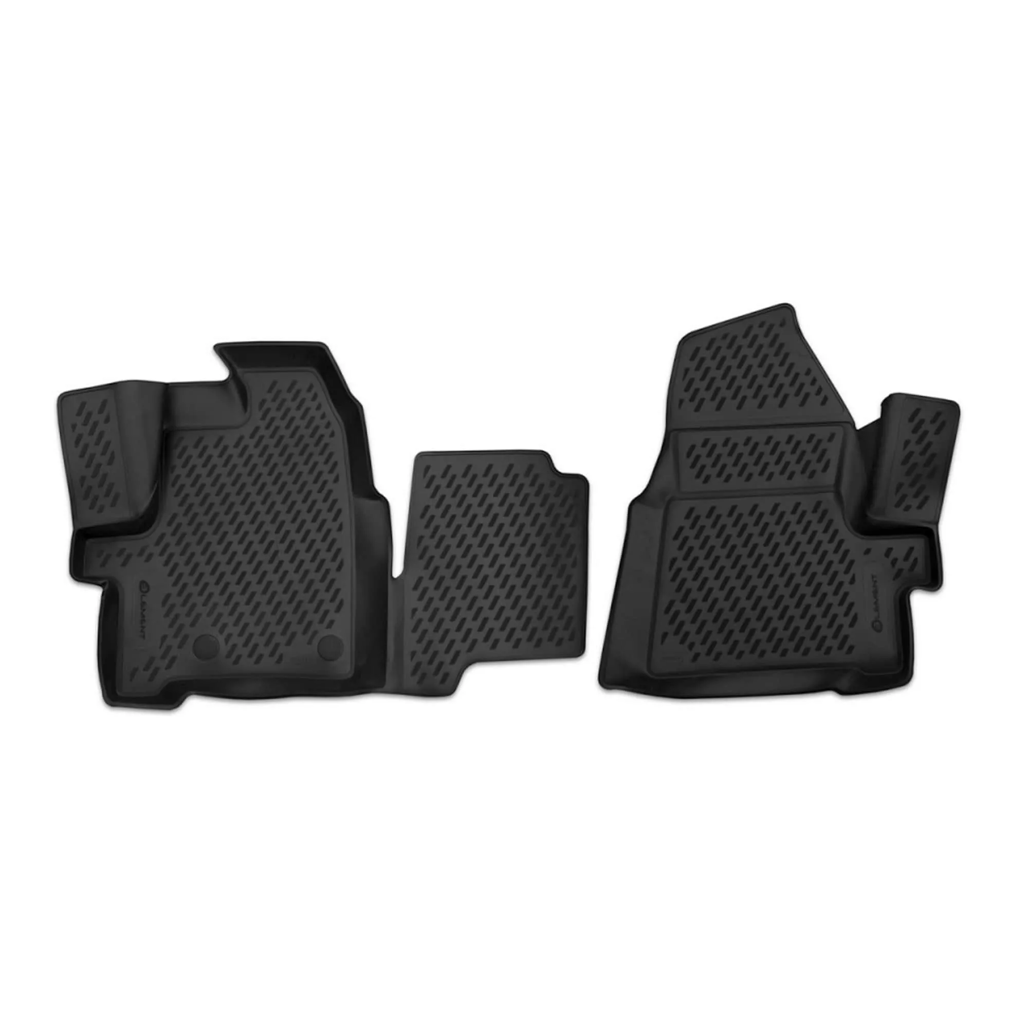 CARFRD00019k Килимки 3D в салон FORD Tourneo Custom (1+2 seats), 2013->, 2 шт. (поліуретан)