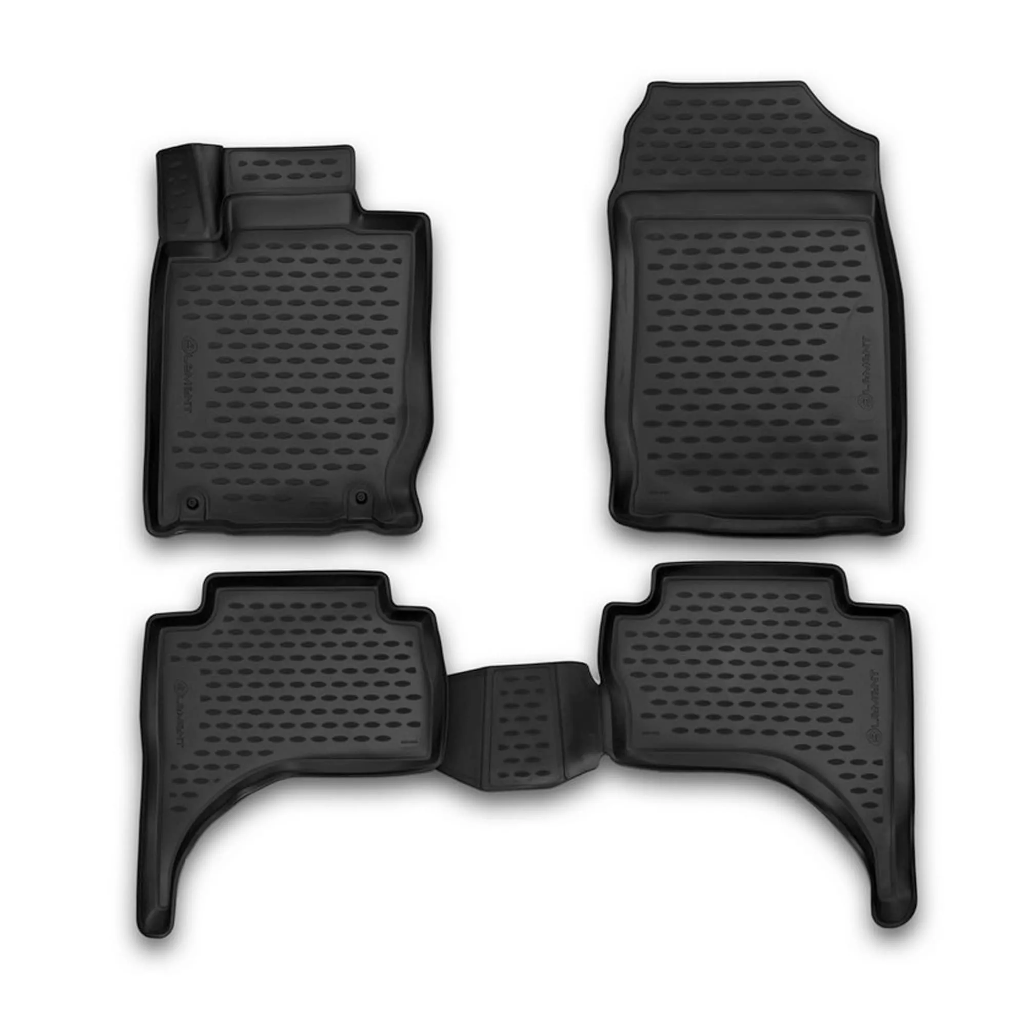 CARMIT00003 Коврики 3D в салон MITSUBISHI L200, 2015->, Бюджетная комплектация, 4 шт. (полиуретан)