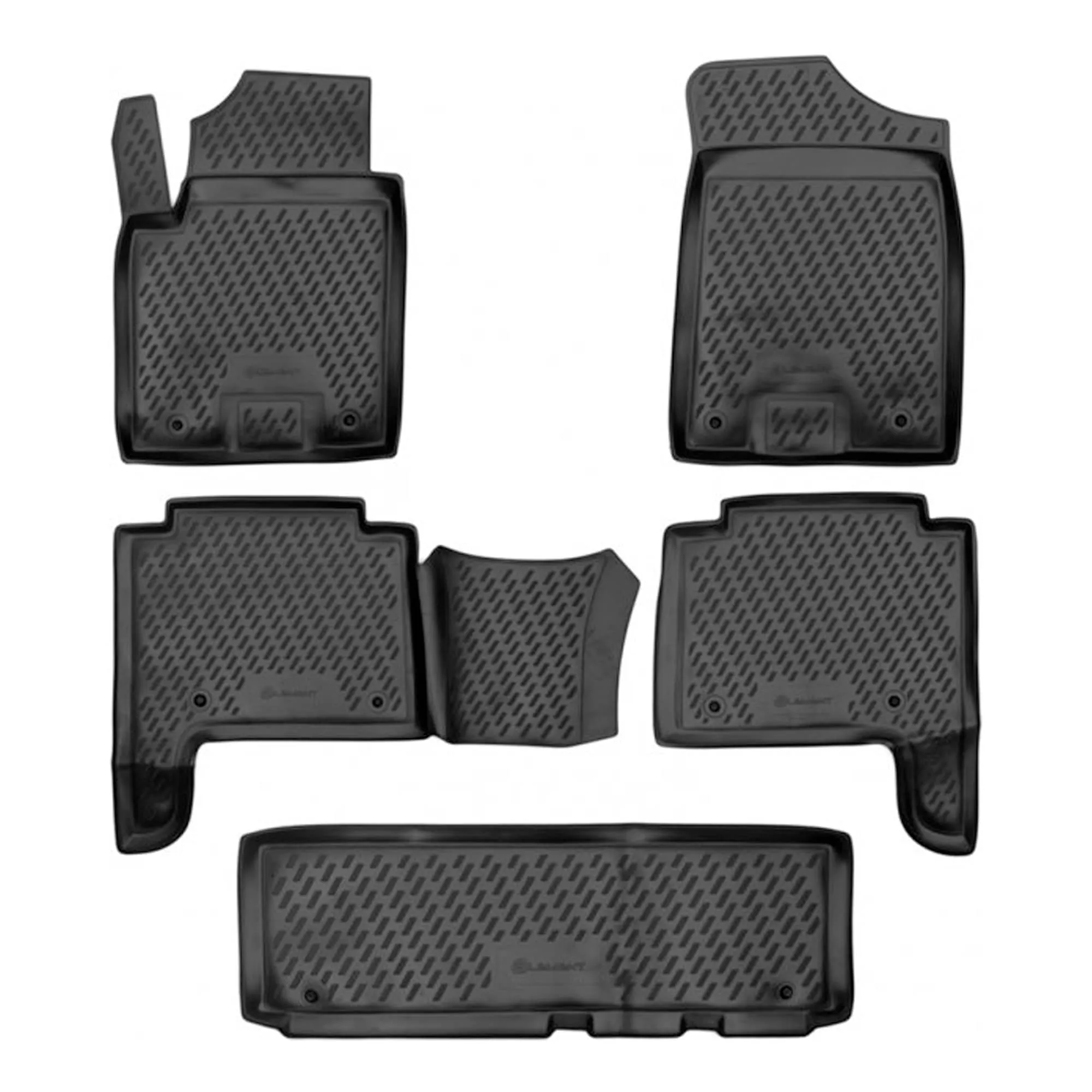CARNIS00039 Коврики в салон NISSAN Patrol, 2010->, 5 шт. (полиуретан)