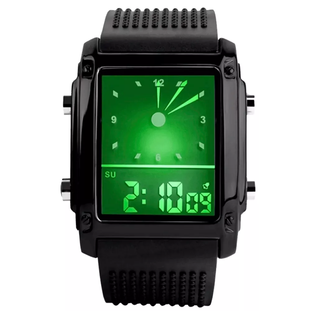 Годинник електронний LED Skmei 0814, чорний, в металевому боксі (175-1007-black-bm) Годинник електронний LED Skmei 0814, чорний, в металевому боксі (175-1007-black-bm)
