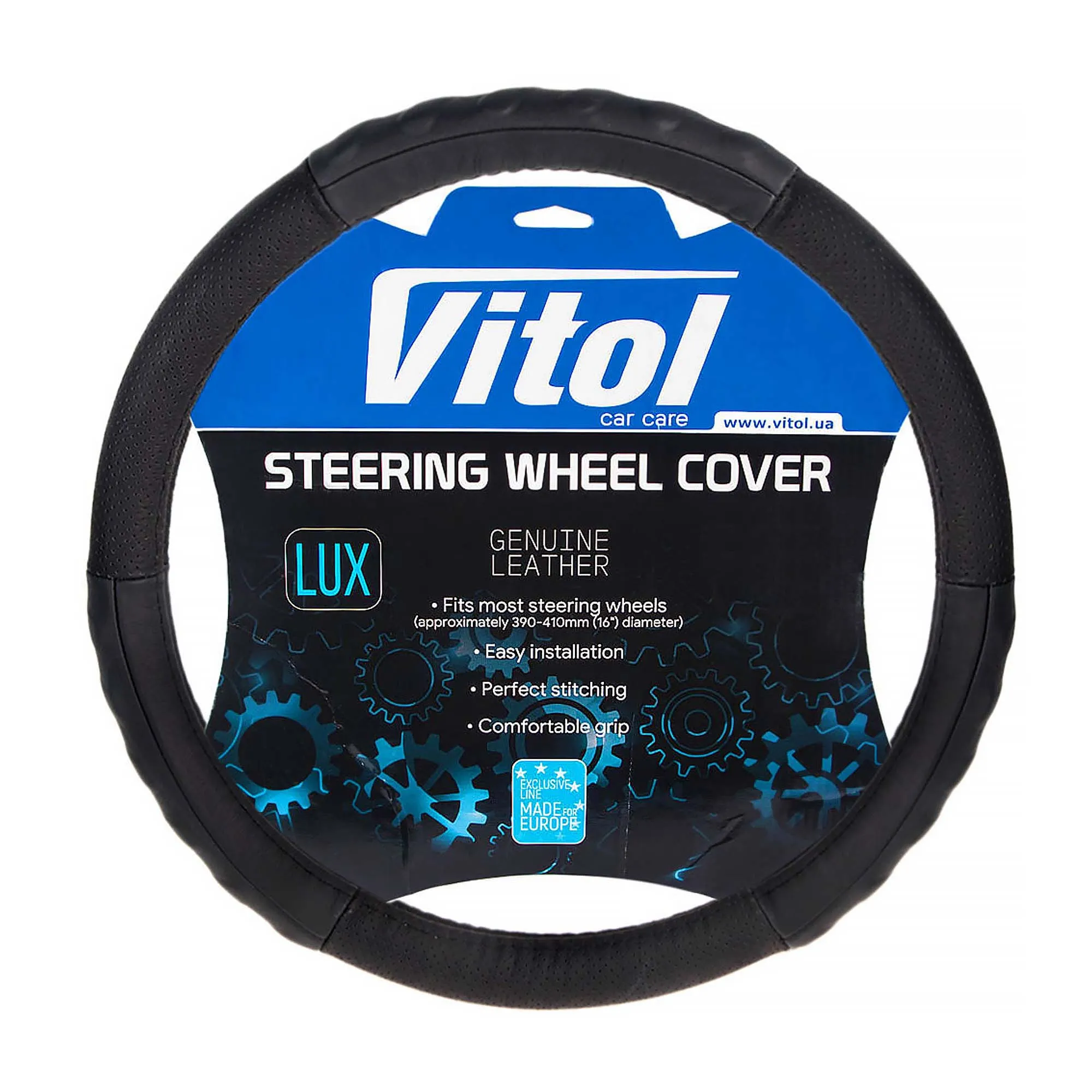 Чехол на руль VITOL черный (B 317 XXL) Чехол на руль VITOL черный (B 317 XXL)