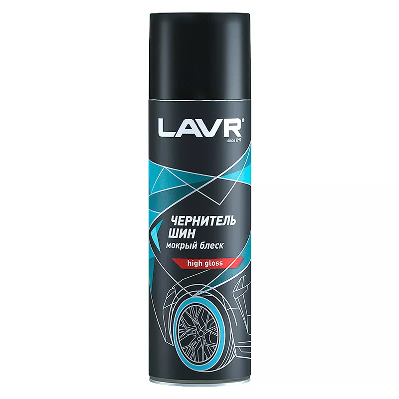 Чорнювач шин LAVR Tire shine 650мл (Ln1427) Чорнювач шин LAVR Tire shine 650мл (Ln1427)