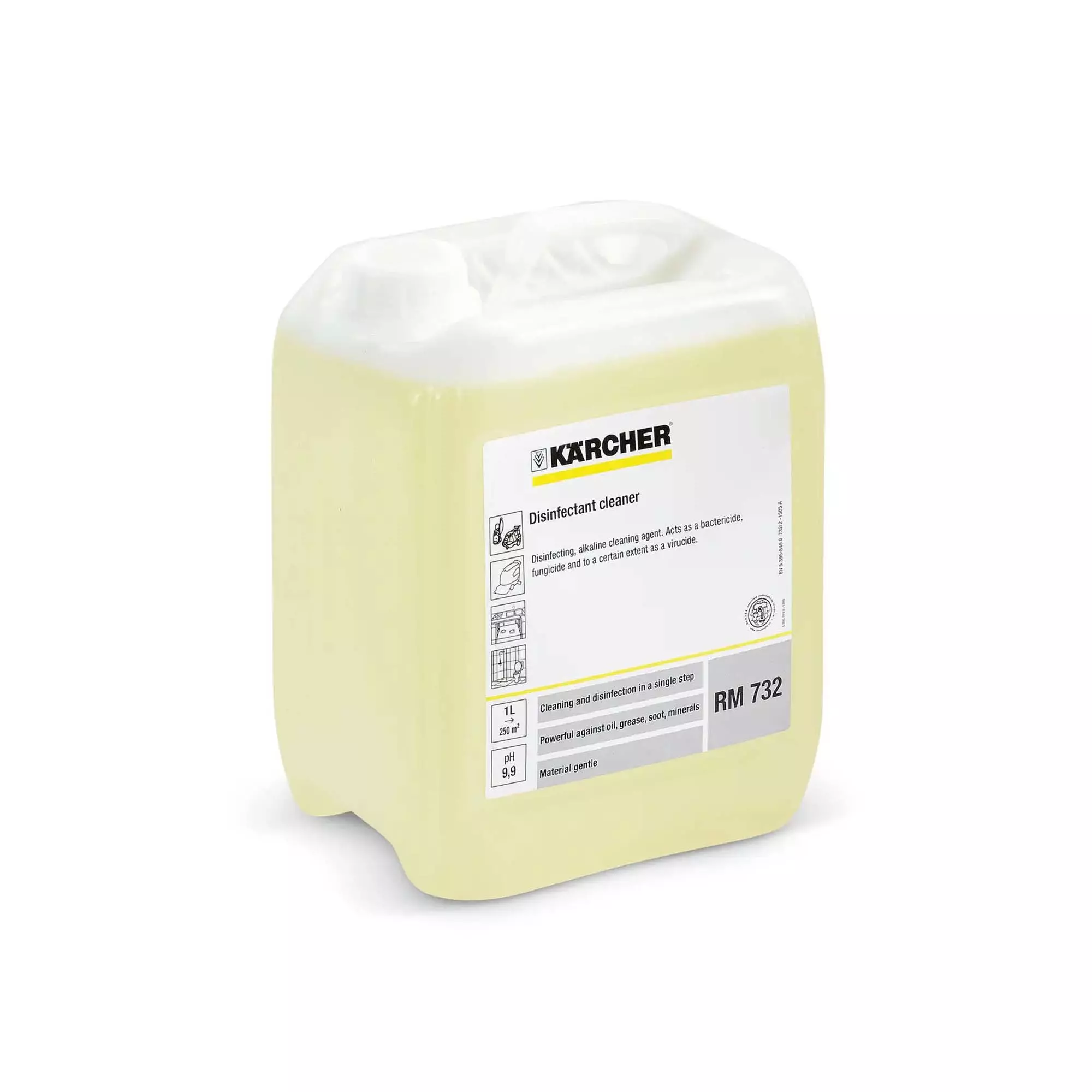 Чистящее средство KARCHER RM 732 с дезинфицирующим эффектом 5 л (6.295-596.0) Чистящее средство KARCHER RM 732 с дезинфицирующим эффектом 5 л (6.295-596.0)
