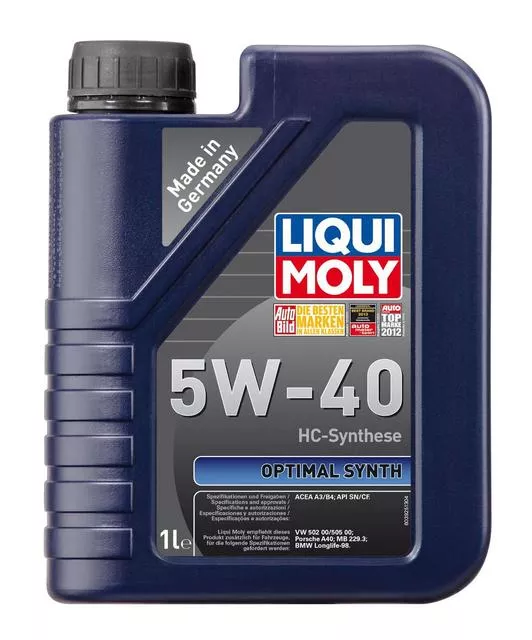 Моторное масло Liqui Moly OPTIMAL Syntn SAE 5W-40 1л Моторное масло Liqui Moly OPTIMAL Syntn SAE 5W-40 1л