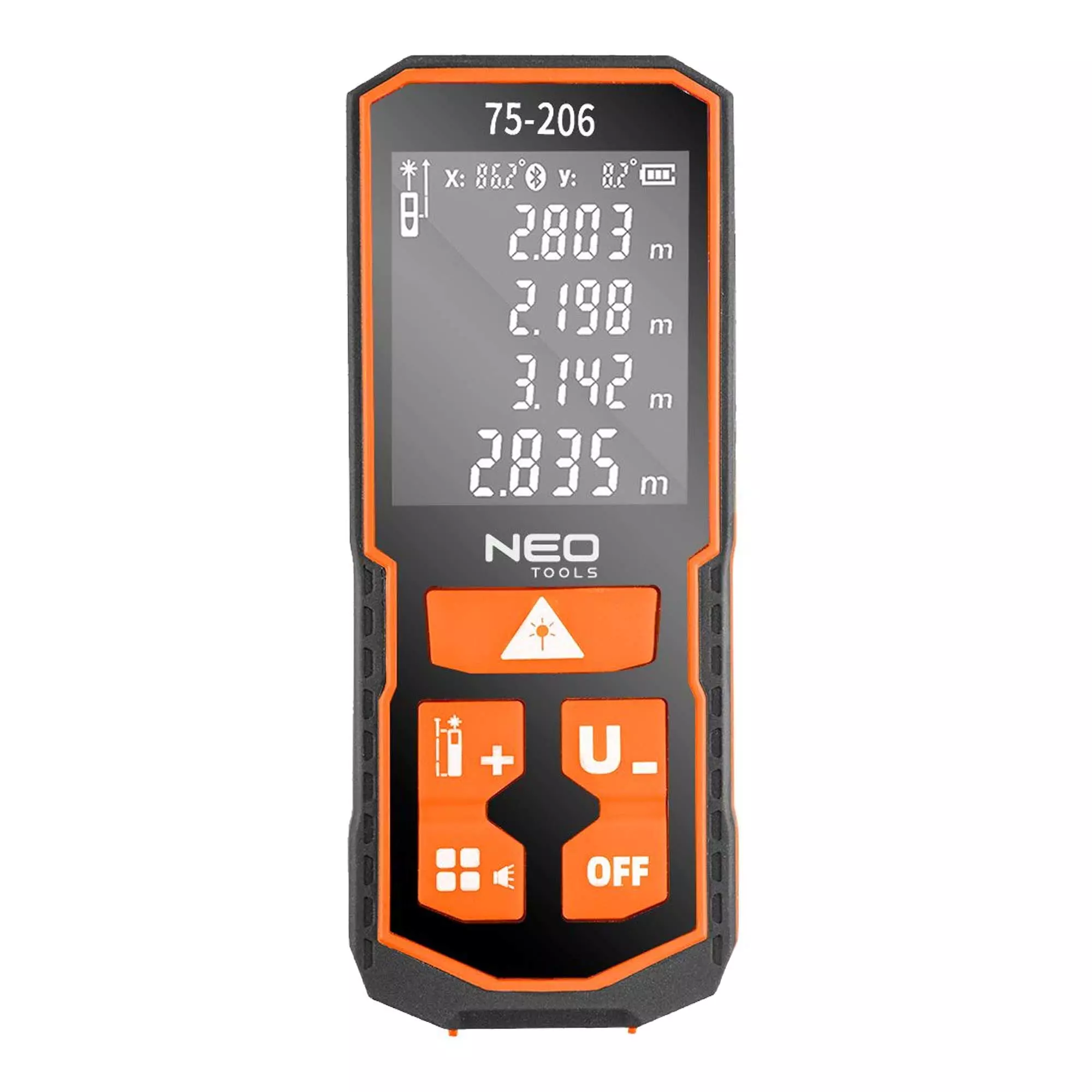 Дальномер лазерный NEO TOOLS, дальность действия 100 м, IP54 (75-206) Дальномер лазерный NEO TOOLS, дальность действия 100 м, IP54 (75-206)