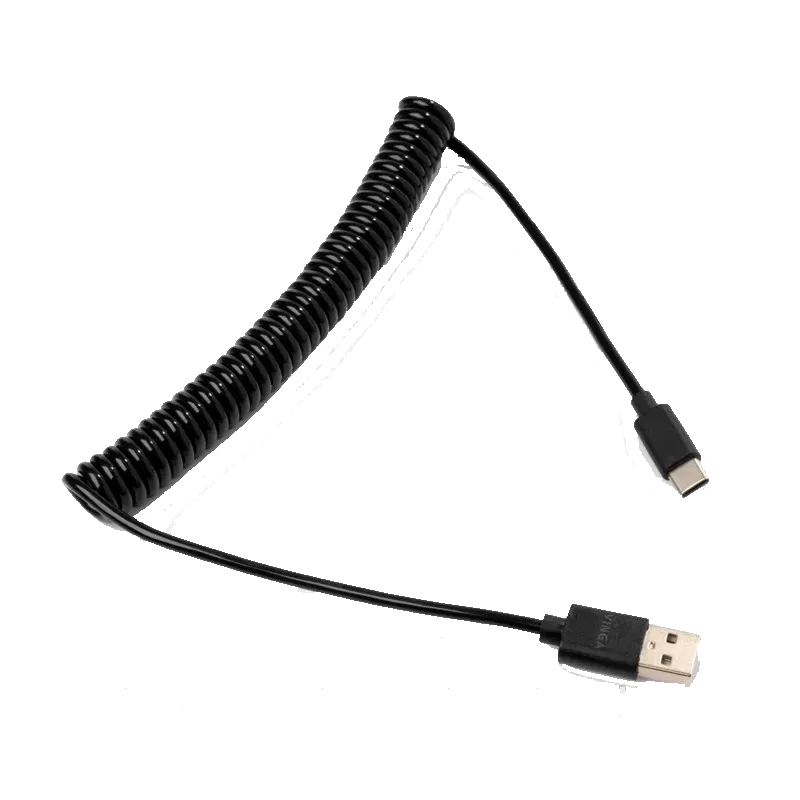 Дата кабель Vinga USB 2.0 AM to Lightning 1.8m Spring black (VCPDCLS1.8BK) Дата кабель Vinga USB 2.0 AM to Lightning 1.8m Spring black (VCPDCLS1.8BK)