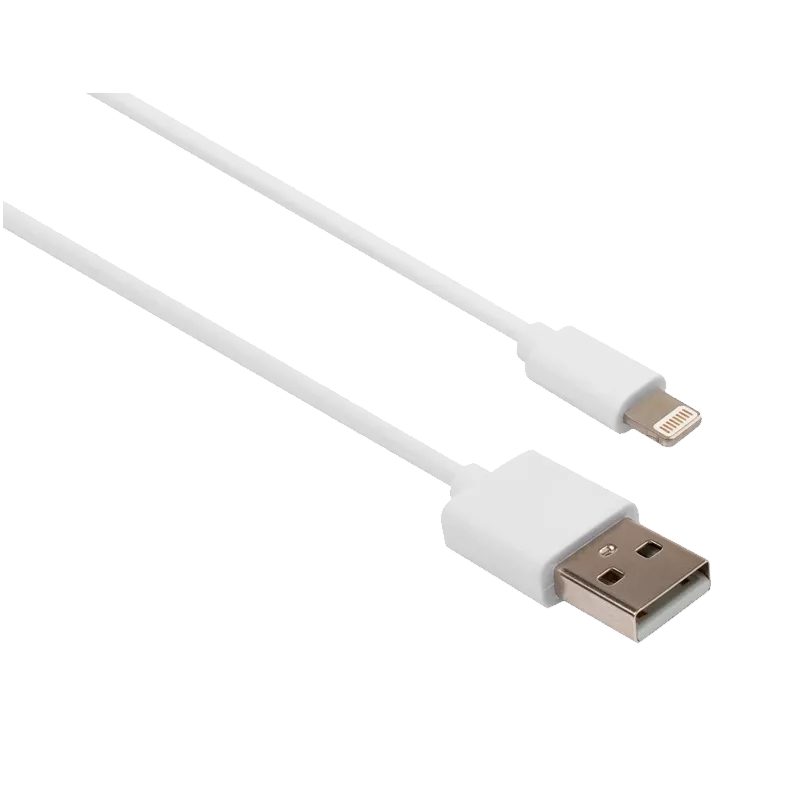Дата кабель Vinga USB 2.0 AM to Lightning PVC 1m white (VCPDCL1W)
