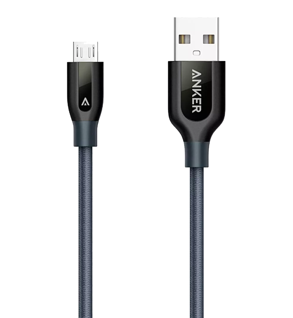 Дата кабелю Anker USB 2.0 AM to Micro 5P 0.9m V3 Powerline+ Gray (A8142HA1/A8142GA1) Дата кабелю Anker USB 2.0 AM to Micro 5P 0.9m V3 Powerline+ Gray (A8142HA1/A8142GA1)