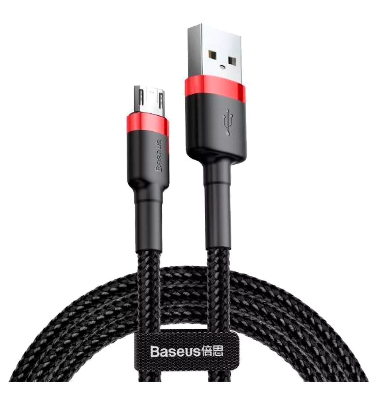 Кабель Baseus Cafule Cable USB For MicroUSB 2.4A 1m Red/Black (CAMKLF-B91) Кабель Baseus Cafule Cable USB For MicroUSB 2.4A 1m Red/Black (CAMKLF-B91)