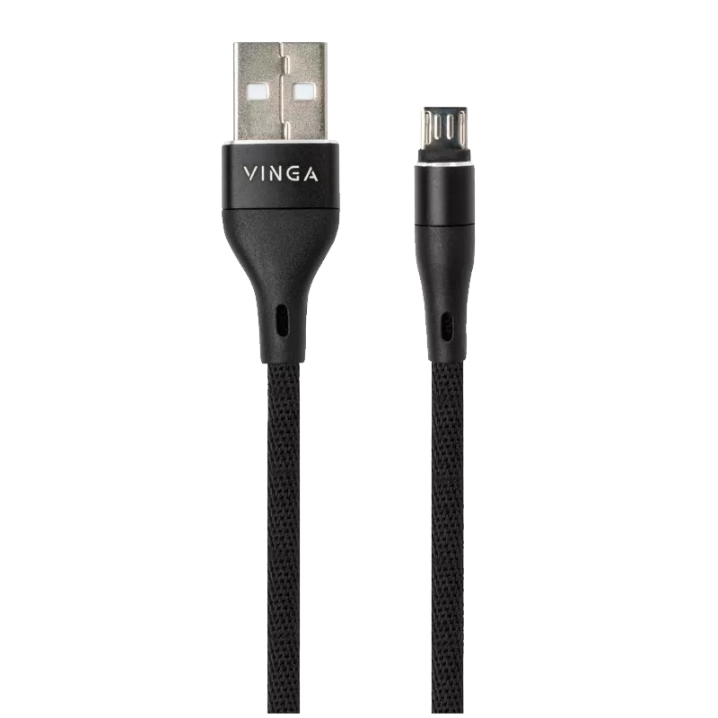 Дата кабель Vinga USB 2.0 AM to Micro 5P 1.0m cylindric nylon back (VCPDCMCANB1BK) Дата кабель Vinga USB 2.0 AM to Micro 5P 1.0m cylindric nylon back (VCPDCMCANB1BK)