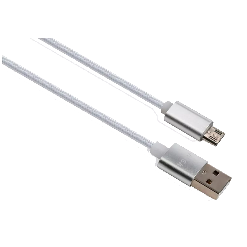 Дата кабель Vinga USB 2.0 AM to Micro 5P 1m LED silver (VCPDCMLED1S) Дата кабель Vinga USB 2.0 AM to Micro 5P 1m LED silver (VCPDCMLED1S)