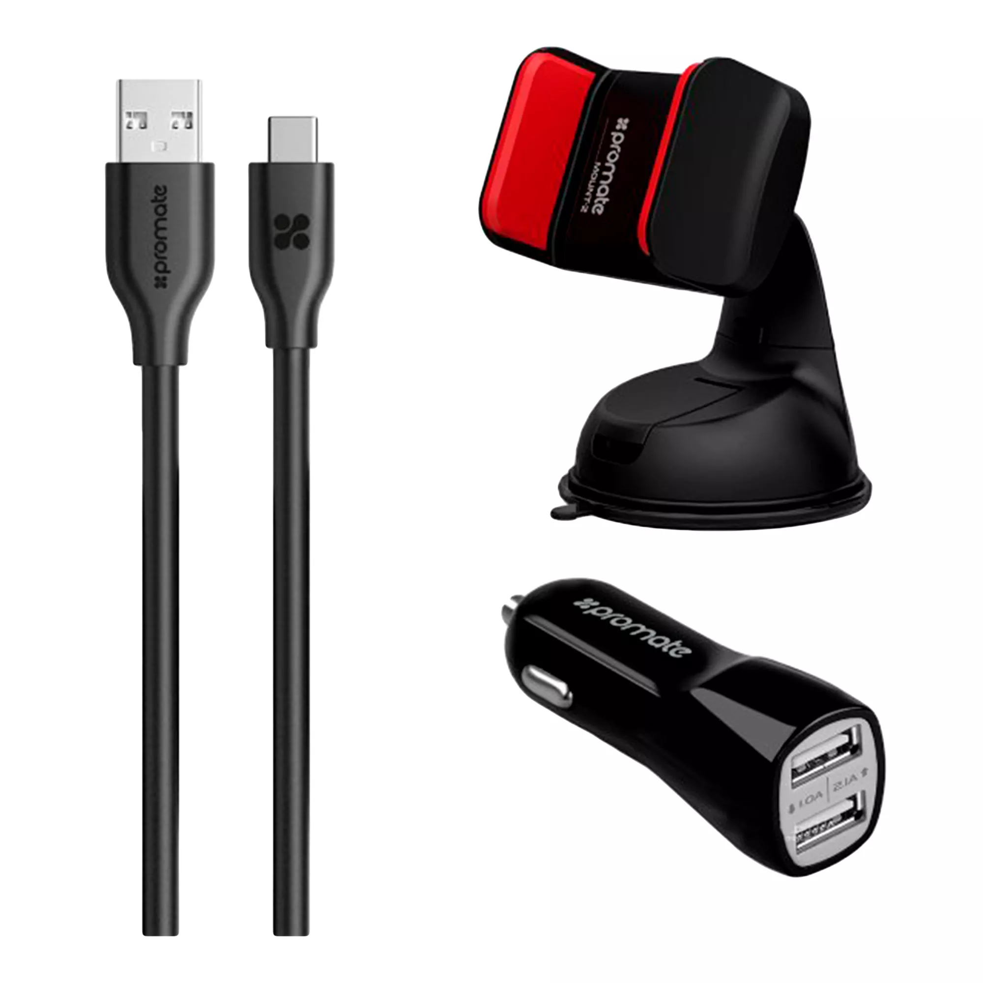 Держатель Promate AutoKit-HM Blak автомобильный для мобильных устройств (035581) Держатель Promate AutoKit-HM Blak автомобильный для мобильных устройств (035581)