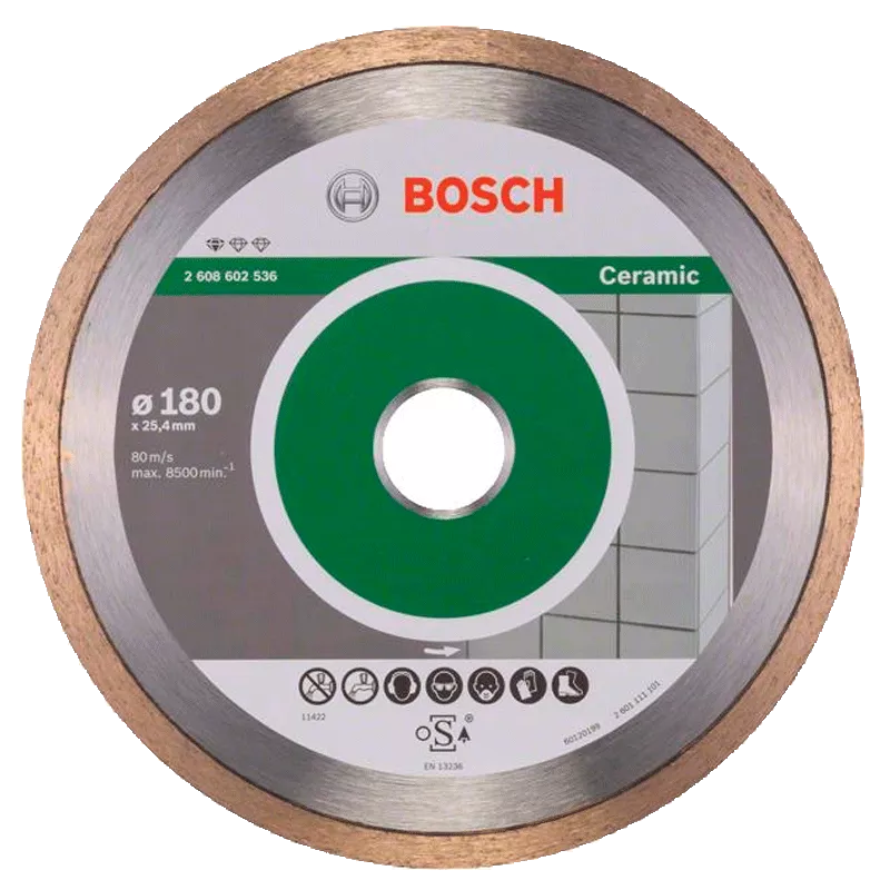 Диск алмазный Bosch Standard for Ceramic180-25.4 (2.608.602.536)