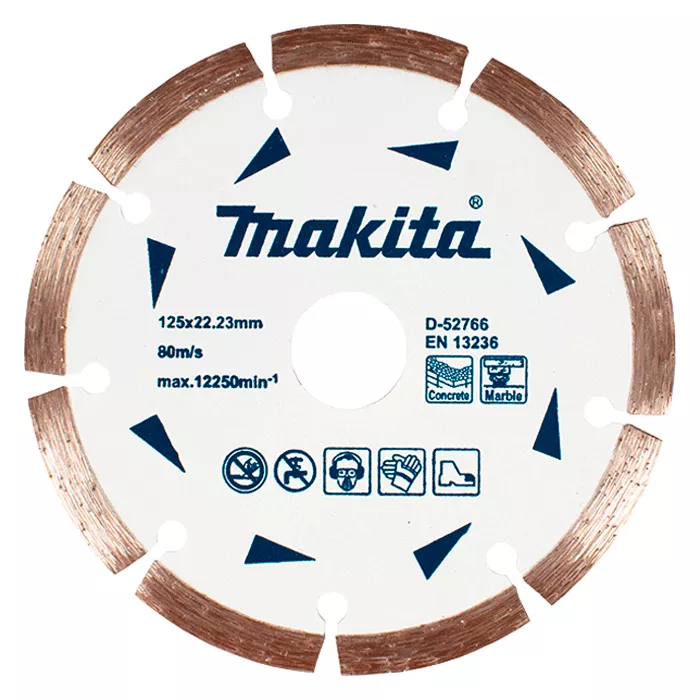 Диск алмазний Makita 125x22.23 мм (D-52766) Диск алмазний Makita 125x22.23 мм (D-52766)