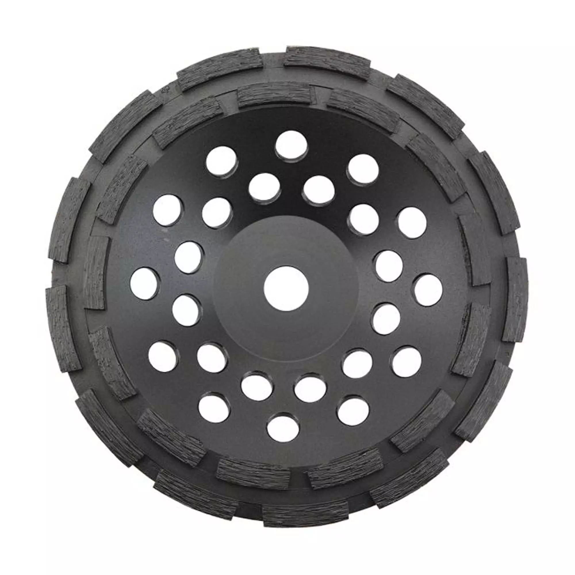 Диск алмазний шліфувальний GRAPHITE 180 x 22.2 x 5 мм, подвійний сегмент (57H888) Диск алмазний шліфувальний GRAPHITE 180 x 22.2 x 5 мм, подвійний сегмент (57H888)