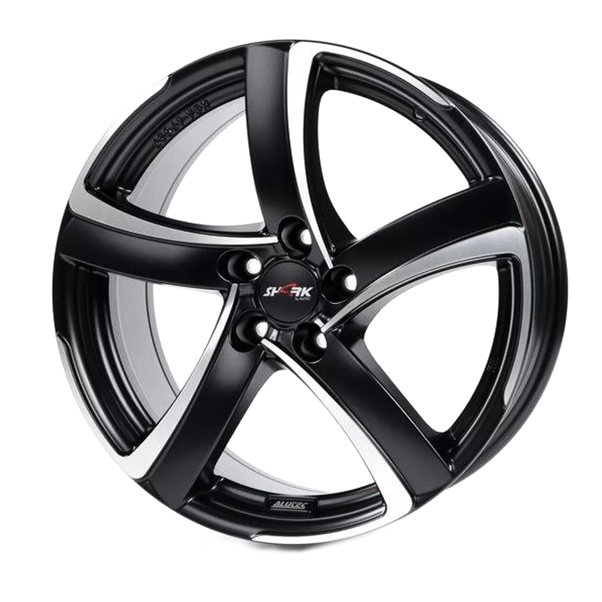 Диск Alutec Shark R18 W8 PCD 5x114,3 ET52 DIA67,1 (racing-black front polished)