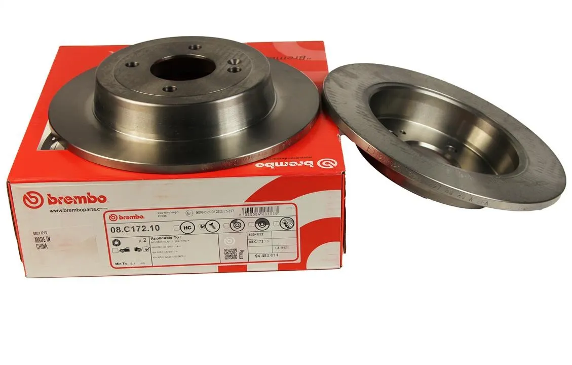 Brembo 08.C172.10 Тормозные диски