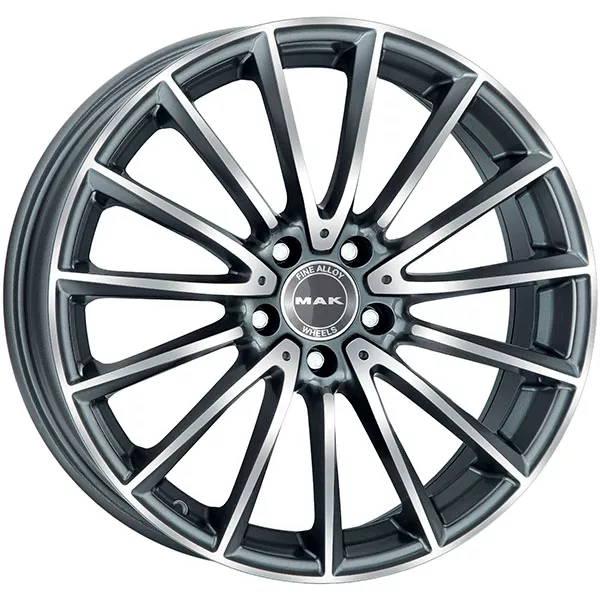 Диск KOMET МАК KOMET (R17 7,5 5X112 ET40 66,6) GUN MET MIRROR FACE Диск KOMET МАК KOMET (R17 7,5 5X112 ET40 66,6) GUN MET MIRROR FACE