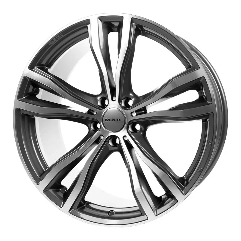 Диск MAK X-MODE (R21 11,5 5x120 ET38 74,1) GUN MET-MIRROR FACE Диск MAK X-MODE (R21 11,5 5x120 ET38 74,1) GUN MET-MIRROR FACE