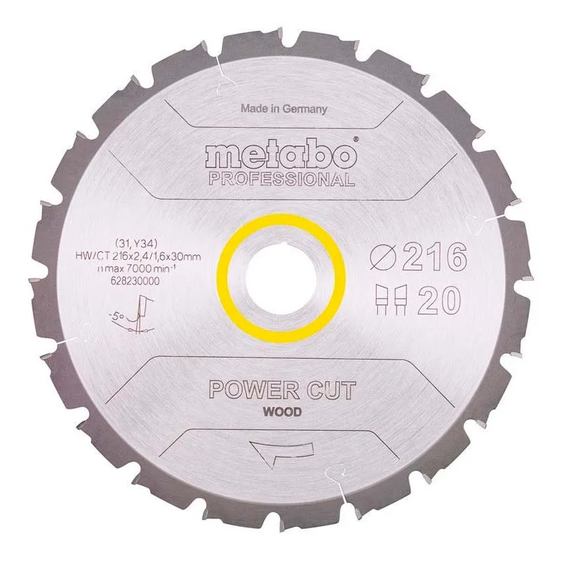 Диск пильный Metabo Power Cut Wood - Professional