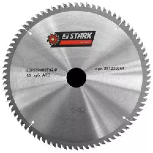 Диск пильний Stark T. C. T. SAW BLADE 160мм, Z40 (257160025) Диск пильний Stark T. C. T. SAW BLADE 160мм, Z40 (257160025)