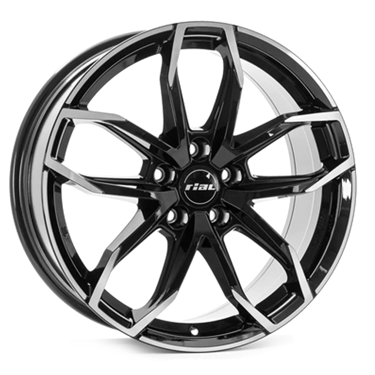 Диск Rial Lucca R17 W6,5 PCD4x108 ET20 DIA65,1 (diamond-black front polished)