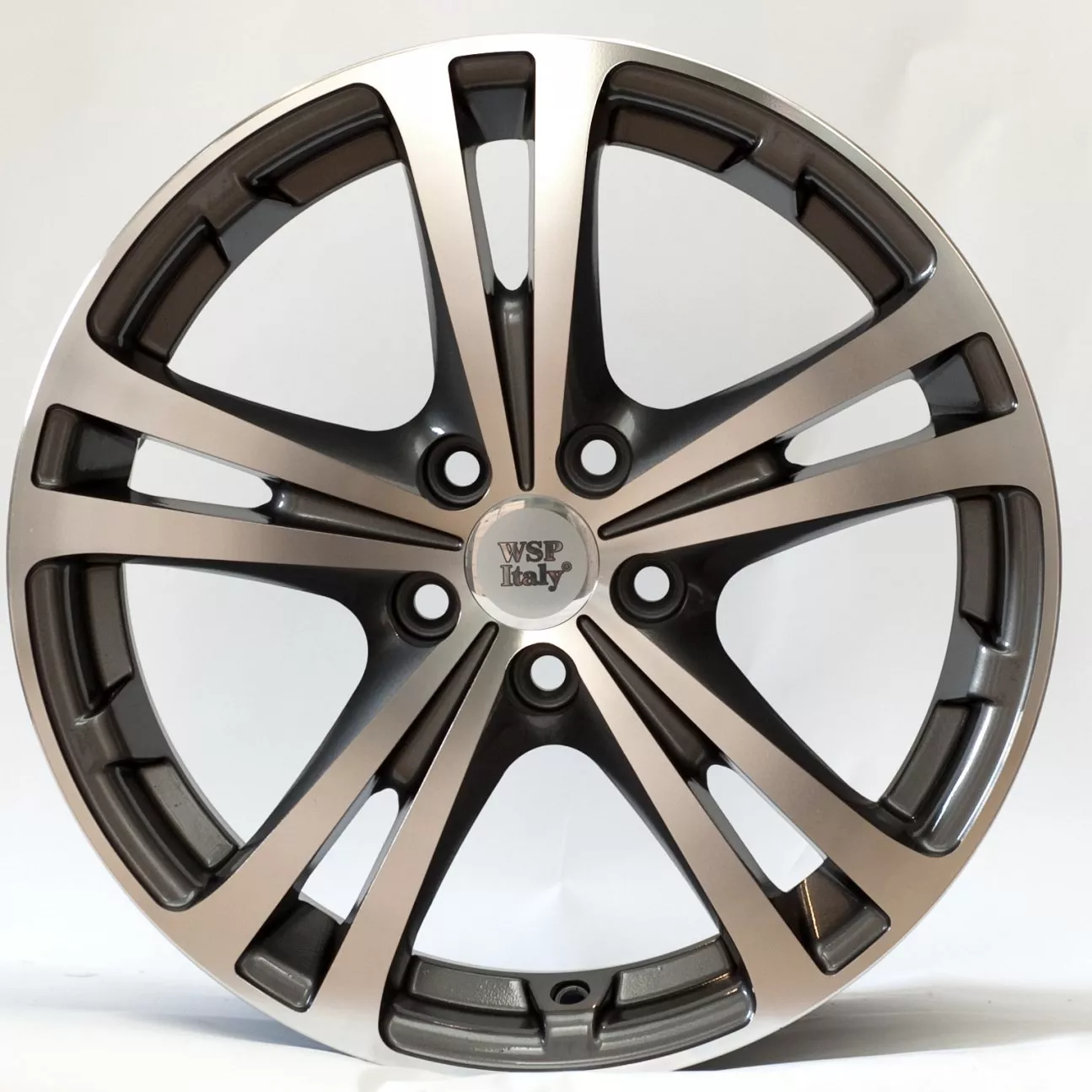 WSP ITALY W3502 DANUBIO (15 6 5x100 43 57,1) ANTHRACITE POLISHED