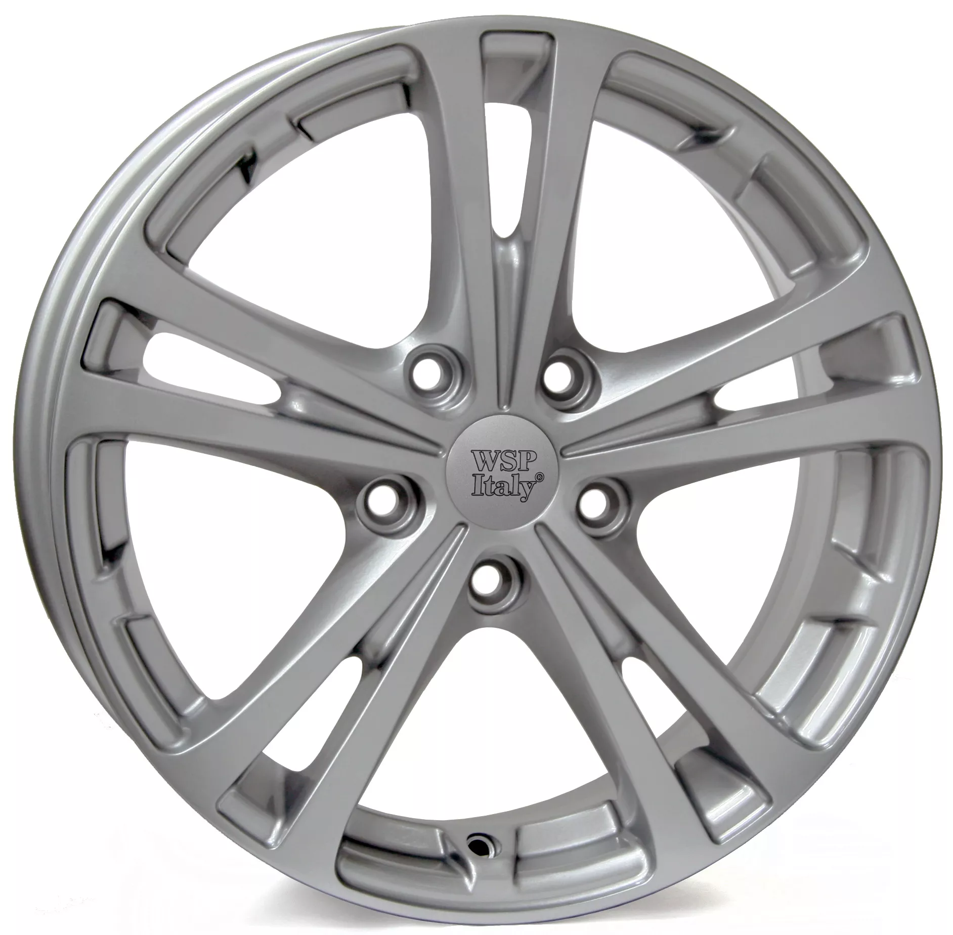 WSP ITALY W3502 DANUBIO (15 6 5x112 47 57,1) SILVER POLISHED