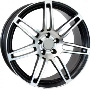 Диск W557 S8 COSMA TWO 5X112 7,5x17 ET30 66,6 BLACK POLISHED