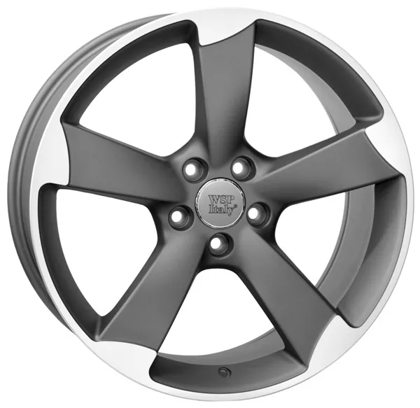 Диск W567 GIASONE 5X112 8x17 ET30 66,6 MATT GUN METAL POLISHED Диск W567 GIASONE 5X112 8x17 ET30 66,6 MATT GUN METAL POLISHED