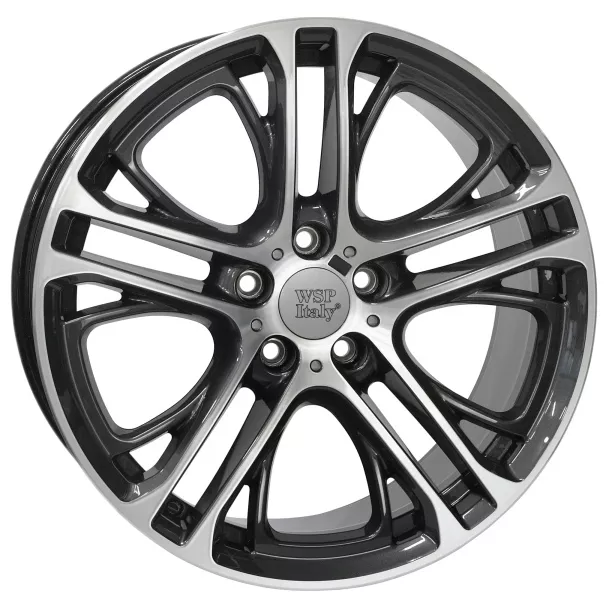 WSP ITALY W677 X3 XENIA (19 8,5 5x120 33 72,6) DIAMOND BLACK POLISHED